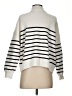 MNG Stripes Ivory Pullover Sweater Size S - photo 2
