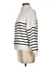 MNG Stripes Ivory Pullover Sweater Size S - photo 5