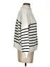 MNG Stripes Ivory Pullover Sweater Size S - photo 4