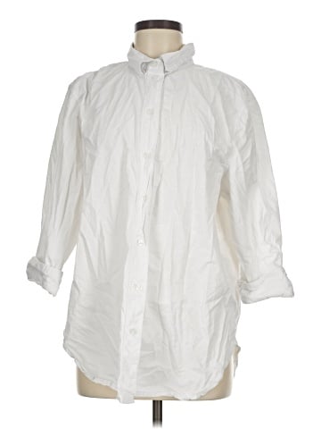H&M 3/4 Sleeve Button-Down Shirt (view 1)