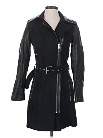 Andrew Marc Wool Coat (view 1)