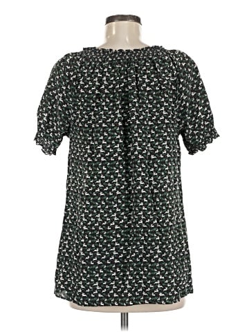 Joie Short Sleeve Silk Top (view 2)