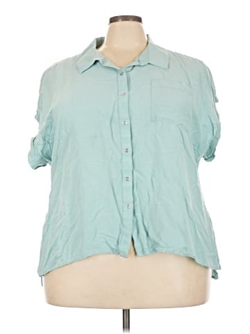Calvin Klein Short Sleeve Blouse (view 1)