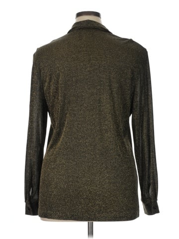Alfred Dunner Long Sleeve Button-Down Shirt (view 2)