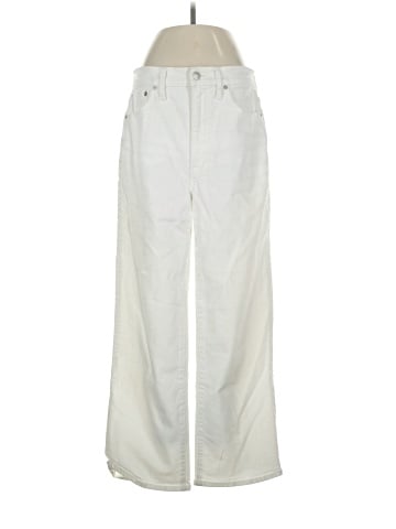 Madewell The Perfect Vintage Wide-Leg Crop Jean in Tile White (view 1)