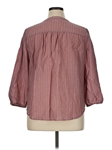 LC Lauren Conrad 3/4 Sleeve Blouse (view 2)