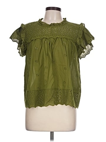 Calypso St. Barth Short Sleeve Blouse (view 1)