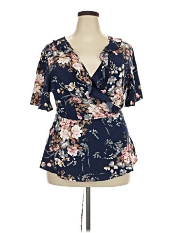 Unbranded Short Sleeve Blouse (view 1)