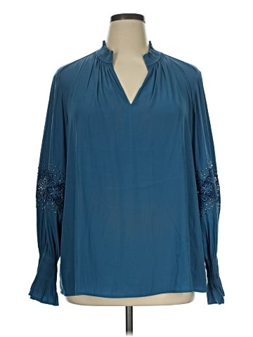 Chico's Long Sleeve Blouse (view 1)