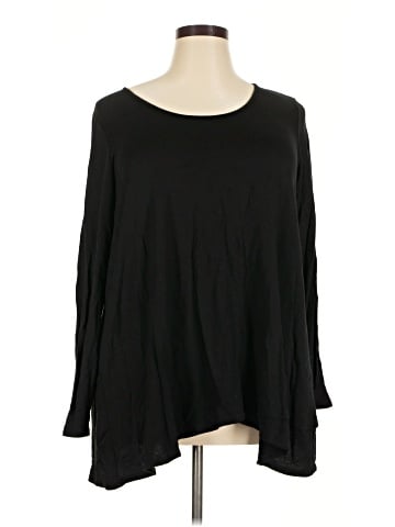 Joan Vass 3/4 Sleeve T-Shirt (view 1)