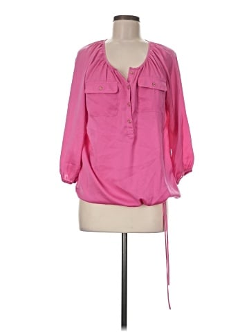 New York & Company 3/4 Sleeve Blouse (view 1)
