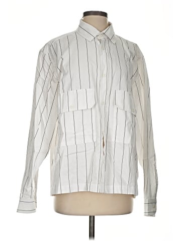 Zara Long Sleeve Button-Down Shirt (view 1)