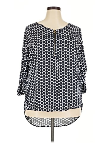 Roz & Ali 3/4 Sleeve Blouse (view 1)