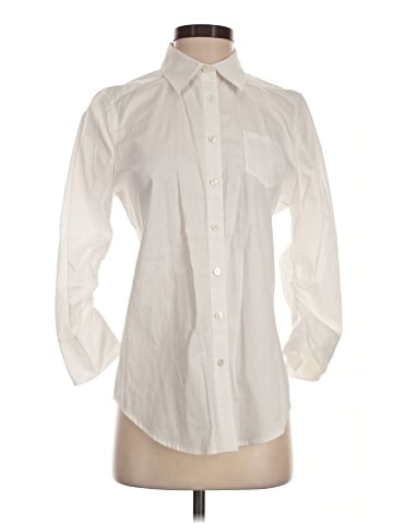 Elizabeth and James 3/4 Sleeve Button-Down Shirt (view 1)