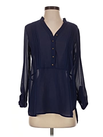 Buttons Long Sleeve Blouse (view 1)