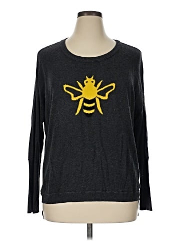 Vertical Design Pullover Sweater (view 1)