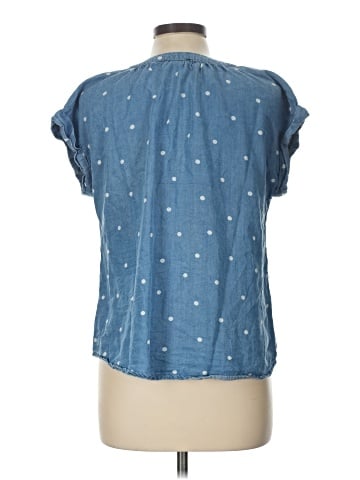 Blu Pepper Short Sleeve Blouse (view 2)