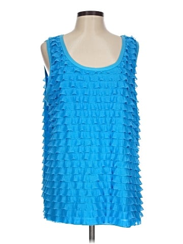 Travel Elements Sleeveless Blouse (view 1)