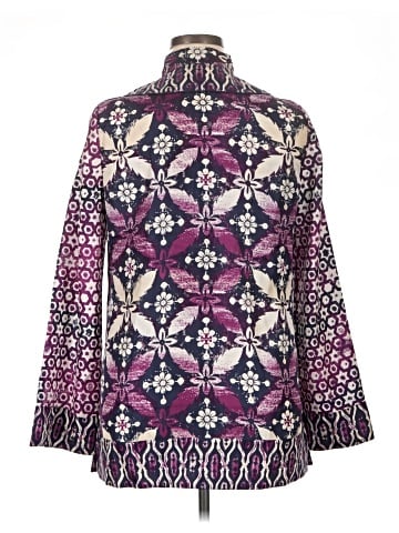 Tory Burch Long Sleeve Silk Top (view 2)