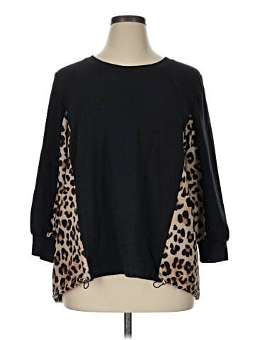 Chico's 3/4 Sleeve T-Shirt (view 1)