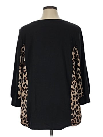 Chico's 3/4 Sleeve T-Shirt (view 2)