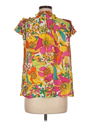 Rose + Olive Short Sleeve Blouse (view 2)