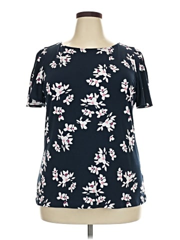 Liz Claiborne Short Sleeve Blouse (view 1)