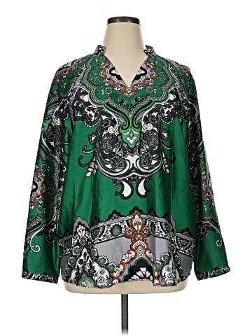 Chico's Long Sleeve Blouse (view 1)