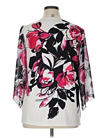 Roz & Ali 3/4 Sleeve Blouse (view 2)