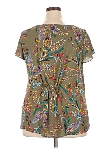 Tahari by ASL Short Sleeve Blouse (view 2)
