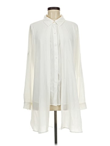 Calvin Klein Long Sleeve Blouse (view 1)