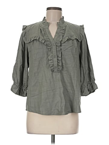 Democracy 3/4 Sleeve Blouse (view 1)