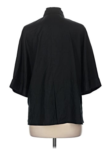 Joseph 3/4 Sleeve Silk Top (view 2)