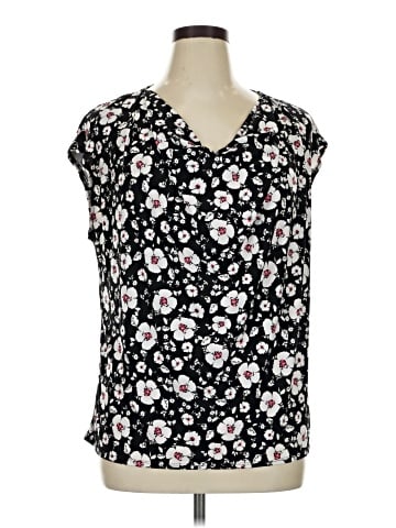 Liz Claiborne Short Sleeve Blouse (view 1)