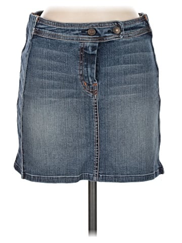 7 For All Mankind Denim Skirt (view 1)