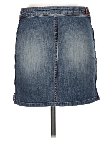 7 For All Mankind Denim Skirt (view 2)