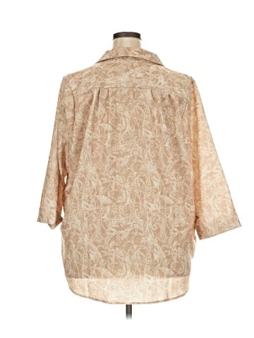 Woman Within 3/4 Sleeve Blouse (view 2)