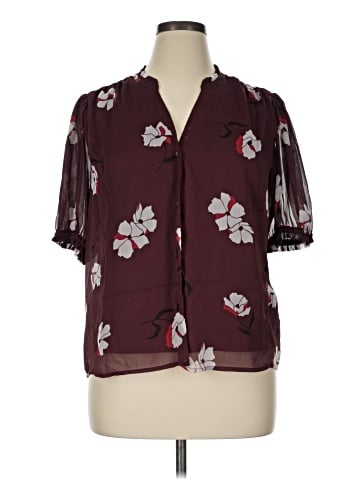 Nine West Short Sleeve Blouse (view 1)