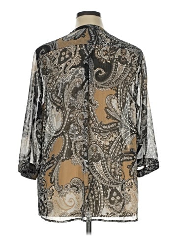 Easywear by Chico's 3/4 Sleeve Blouse (view 2)