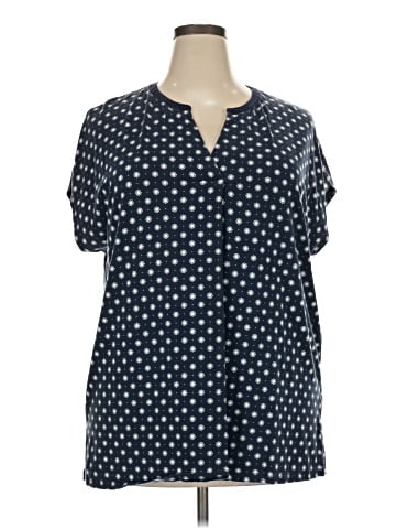 Lands' End Short Sleeve Henley (view 1)