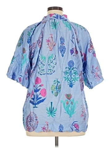 Umgee Short Sleeve Blouse (view 2)