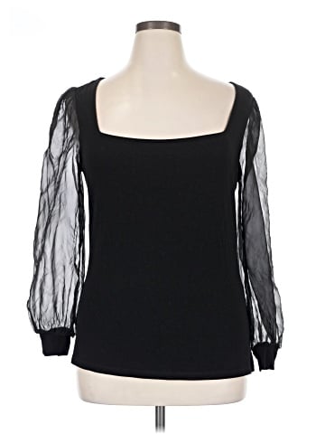 ELOQUII 3/4 Sleeve Top (view 1)