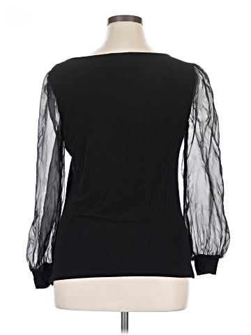 ELOQUII 3/4 Sleeve Top (view 2)