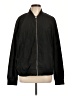 H&M 100% Polyester Solid Black Jacket Size L - photo 1