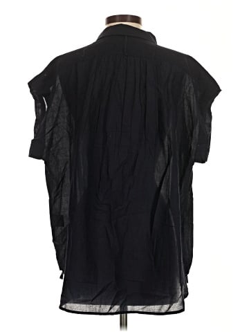Nili Lotan Short Sleeve Button-Down Shirt (view 2)