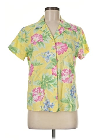 Lauren by Ralph Lauren Short Sleeve Blouse (view 1)