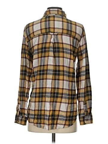 American Eagle Outfitters Long Sleeve Button-Down Shirt (view 2)