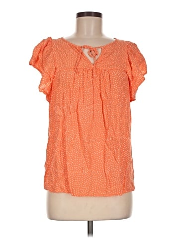 Ann Taylor LOFT Short Sleeve Blouse (view 1)
