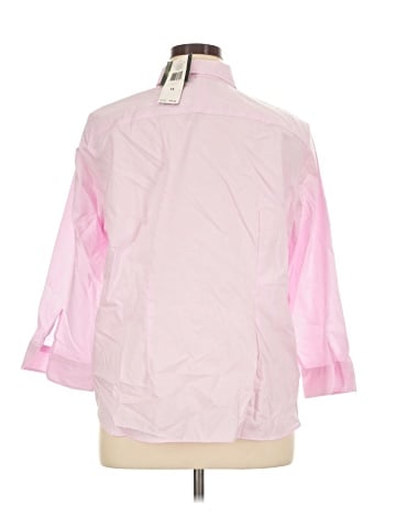 Lauren by Ralph Lauren 3/4 Sleeve Button-Down Shirt (view 2)