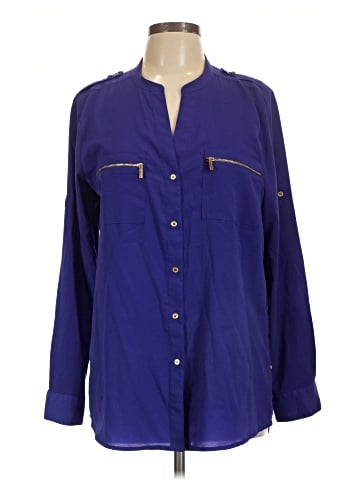 Calvin Klein Long Sleeve Blouse (view 1)